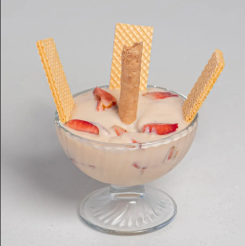 Fresas con crema